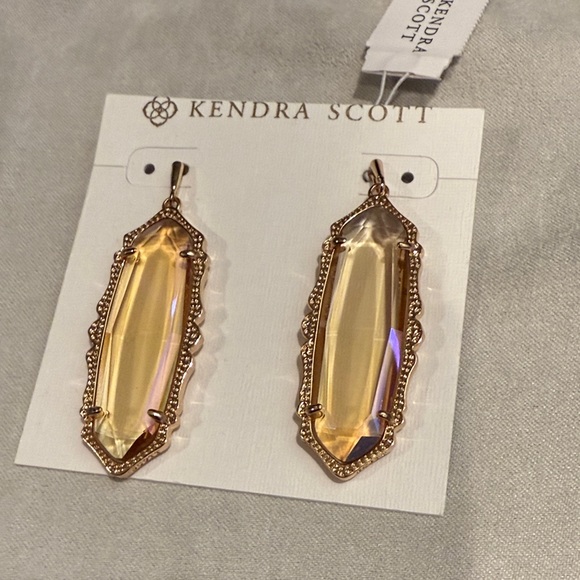 Kendra Scott Rose Gold Earrings - Picture 2 of 8